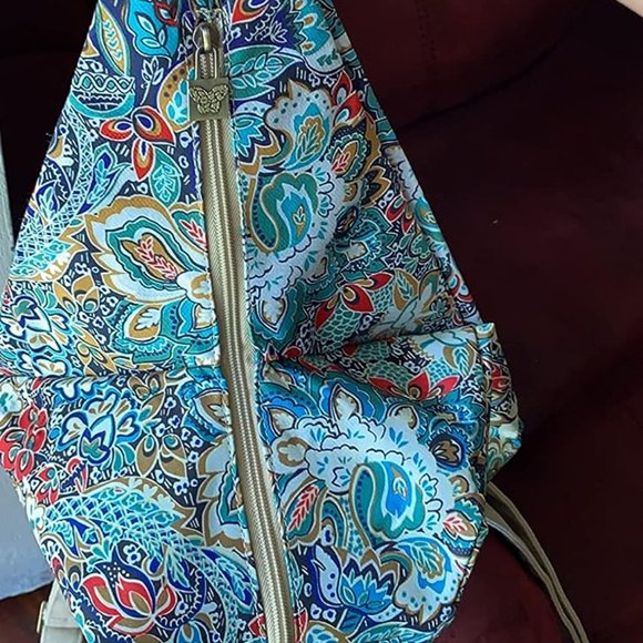 Women Blue Polyester Light and Small Bohemia Style Casual Backpack main image 6